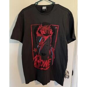 Amplified David Bowie Aladdin Sane Mens T-Shirt  Size Small